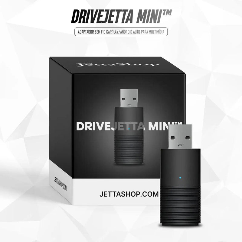 Adaptador Sem fio CarPlay/Android Auto para Multimídia - DriveJetta Mini™ [PROMOÇÃO LIMITADA]