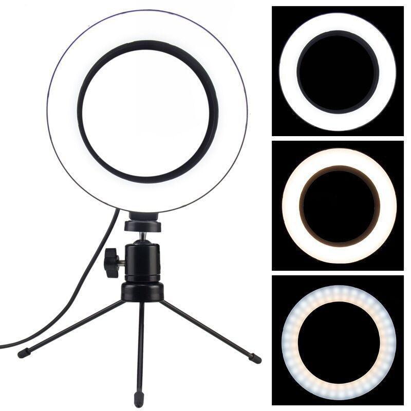 Ring Light Iluminador Anel Luz Com Tripe